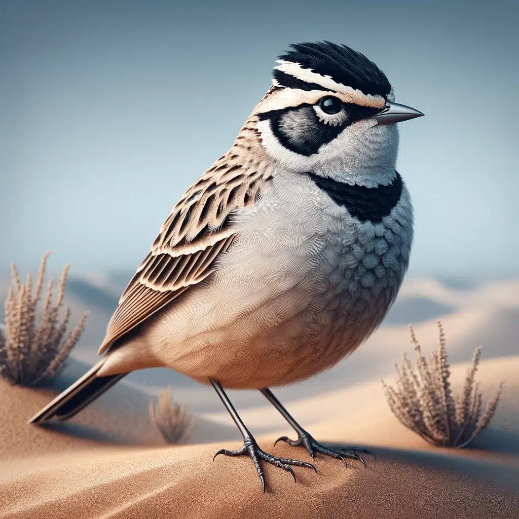 Black-crowned sparrow-lark