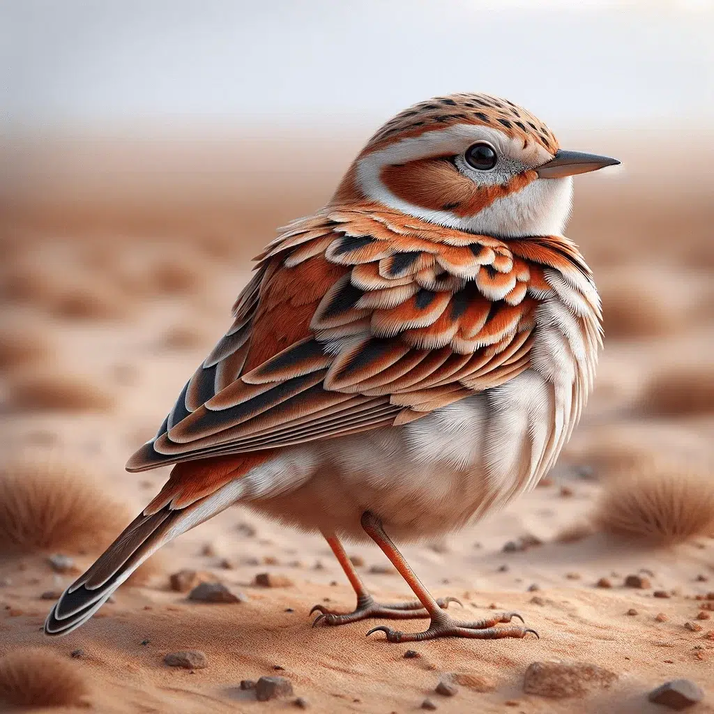 Chestnut-backed Sparrow-Lark