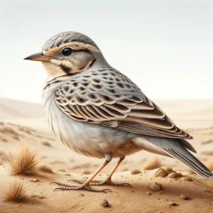Grey backed sparrow lark