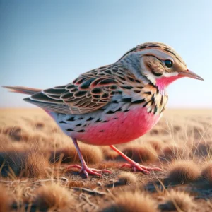 Pink breasted lark